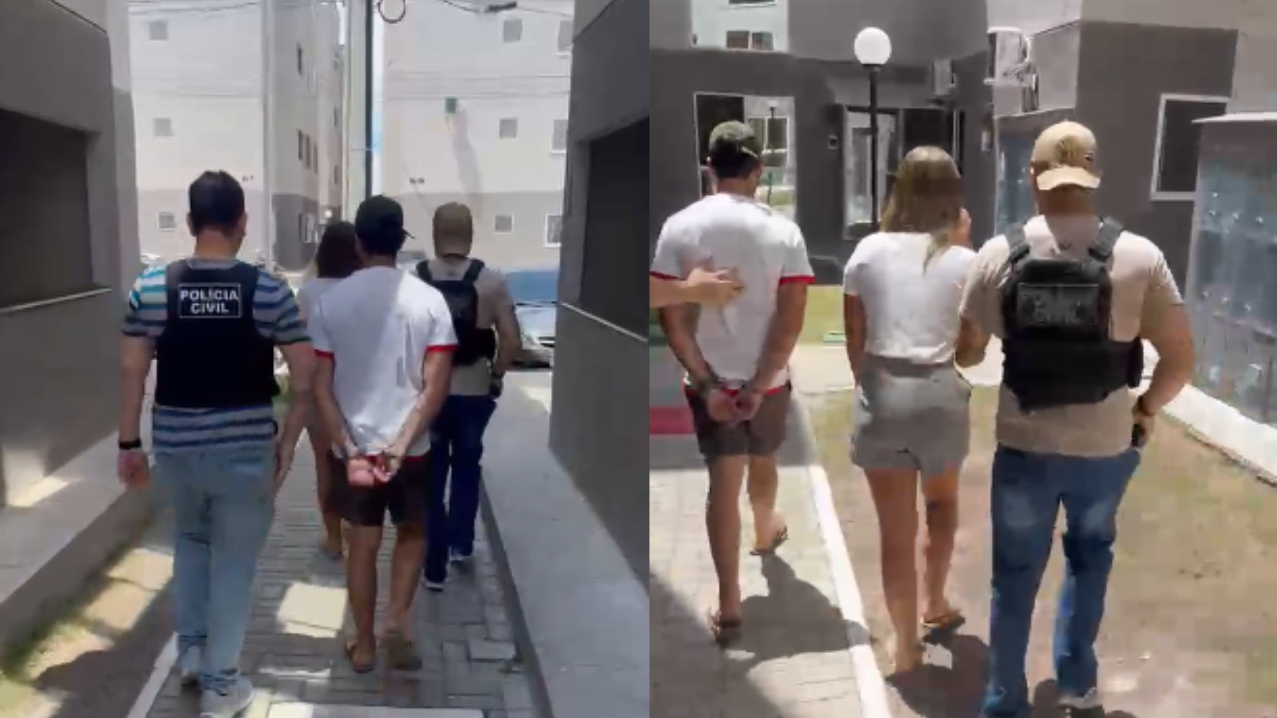 Casal do DF investigado por integrar facção criminosa com atuação na Zona Sul de João Pessoa é preso