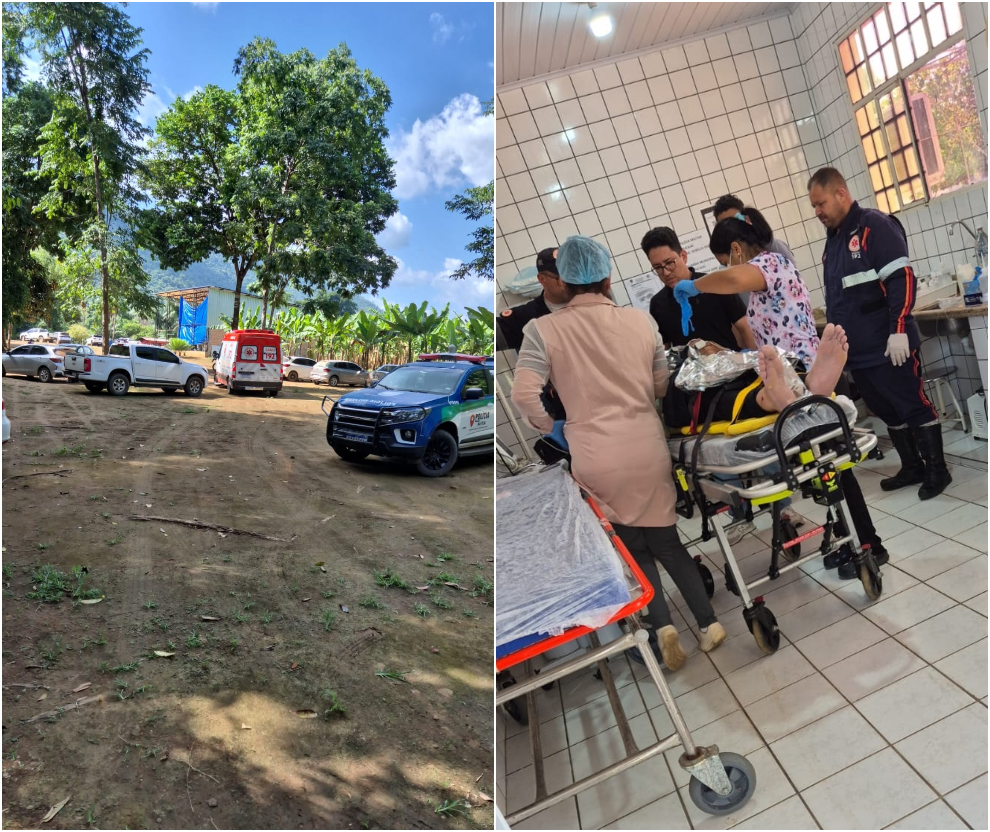 Instrutor fica ferido após queda durante rapel em cachoeira de Mucajaí