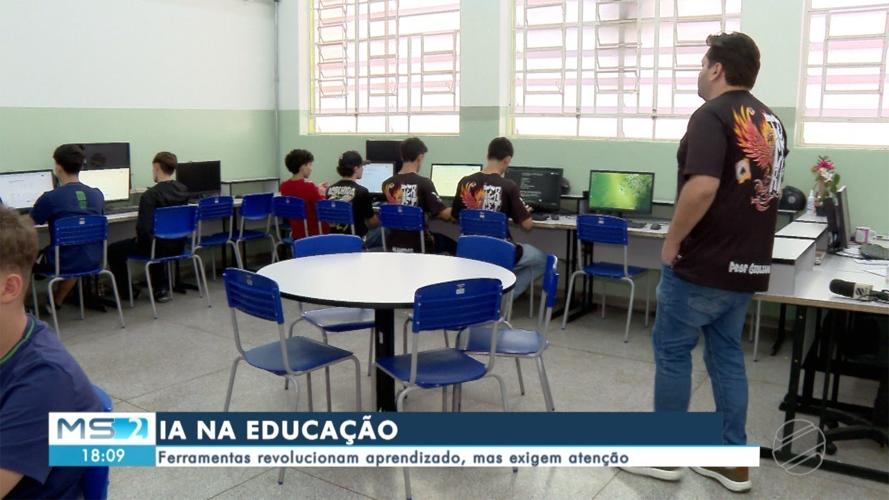 IA na educação: veja exemplos de como a tecnologia ajuda alunos e professores em MS