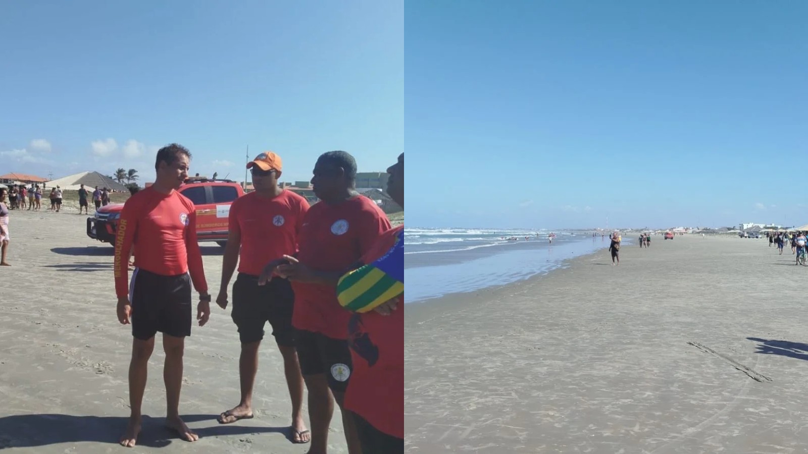 Jovem desaparece após salvar namorada de afogamento em praia do litoral do Piauí