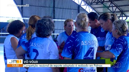 Competição nacional de vôlei adaptado para atletas +45 acontece em Palmas