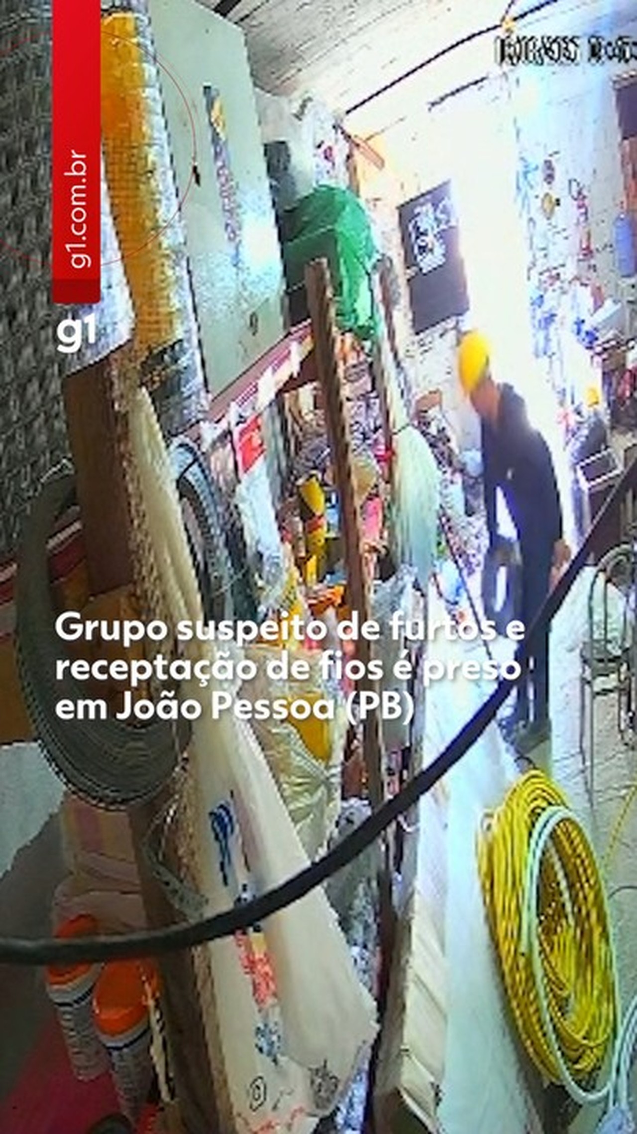 Cinco integrantes de grupo criminoso são presos suspeitos de furtar e receptar materiais de construção em João Pessoa; VÍDEO