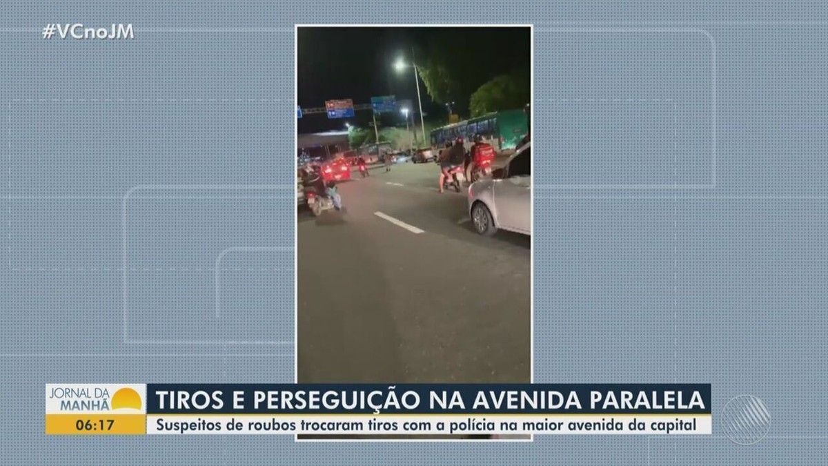 Perseguição policial termina com três suspeitos de assaltos mortos na Avenida Paralela, em Salvador