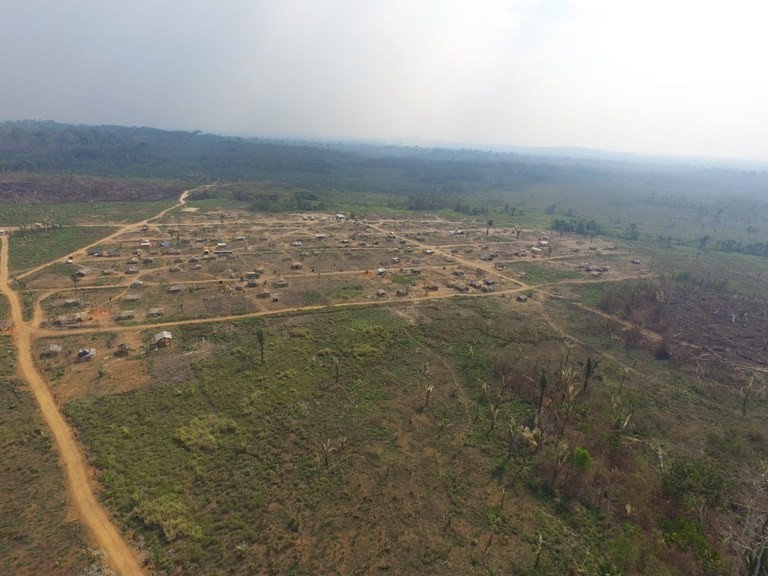 Operação retira invasores da Floresta Nacional do Bom Futuro em RO
