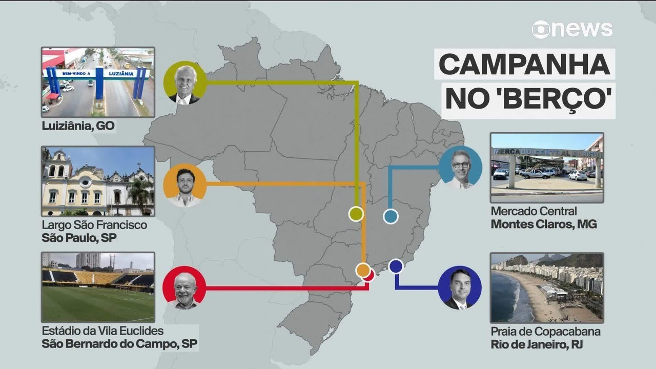 Lula faz primeiro evento de campanha à reeleição no berço político do PT, em São Paulo