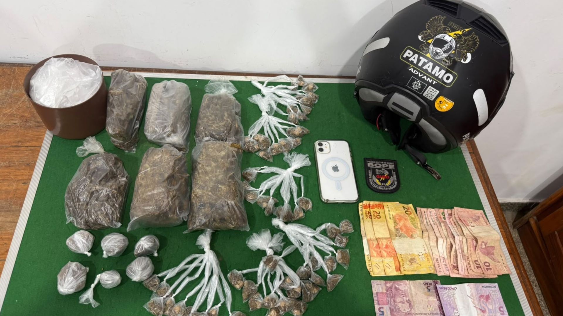 Polícia encontra maconha escondida em geladeira e prende suspeito de 19 anos em Macapá