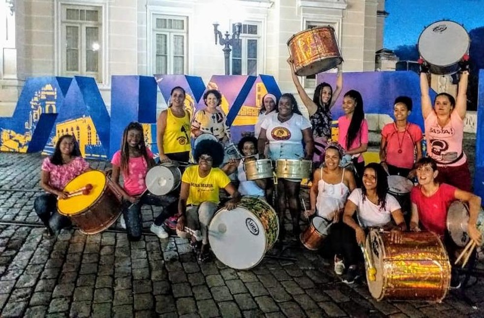 Instituto lança oficinas de percussão gratuitas para mulheres e LGBTQIAPN+ no Centro Histórico de Salvador — Foto: Divulgação