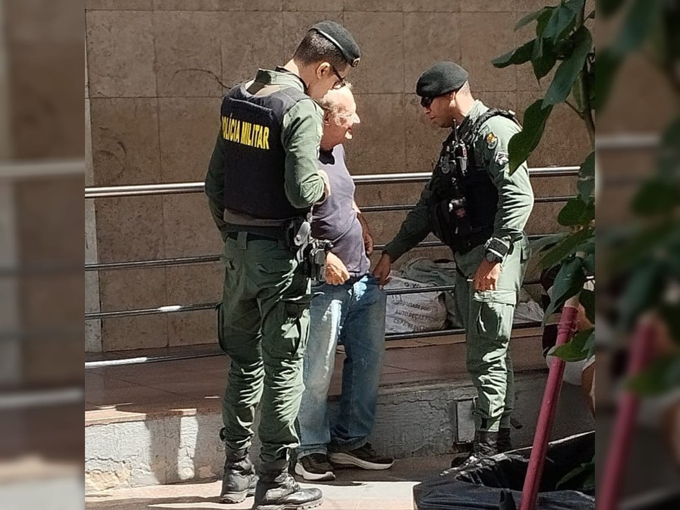 Rivail Chiarini, de 74 anos, foi preso em Sobral, após ser condenado por matar a atendente  na cidade de Americana, em São Paulo, em 2002. — Foto: Reprodução