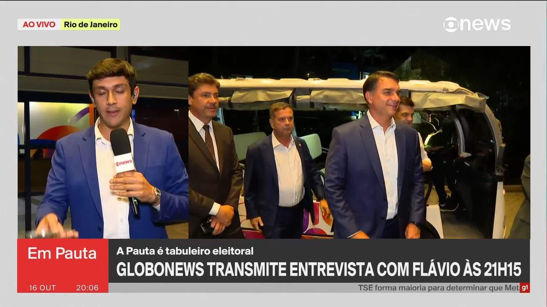 VÍDEOS: Renata Lo Prete entrevista Flávio Bolsonaro, candidato à Presidência pelo PL