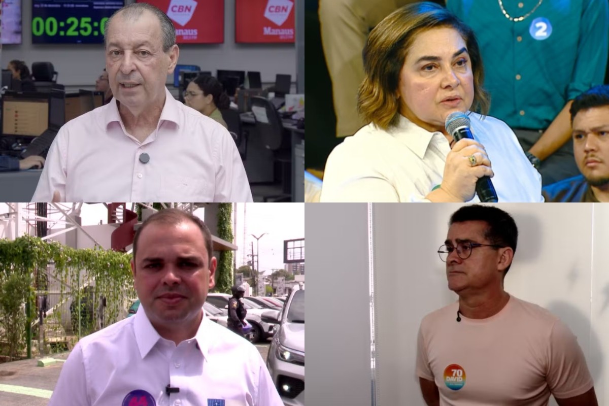 Quaest no AM: Omar Aziz, 29%; Professora Maria do Carmo, 19%; Roberto Cidade, 18%; David Almeida; 11%