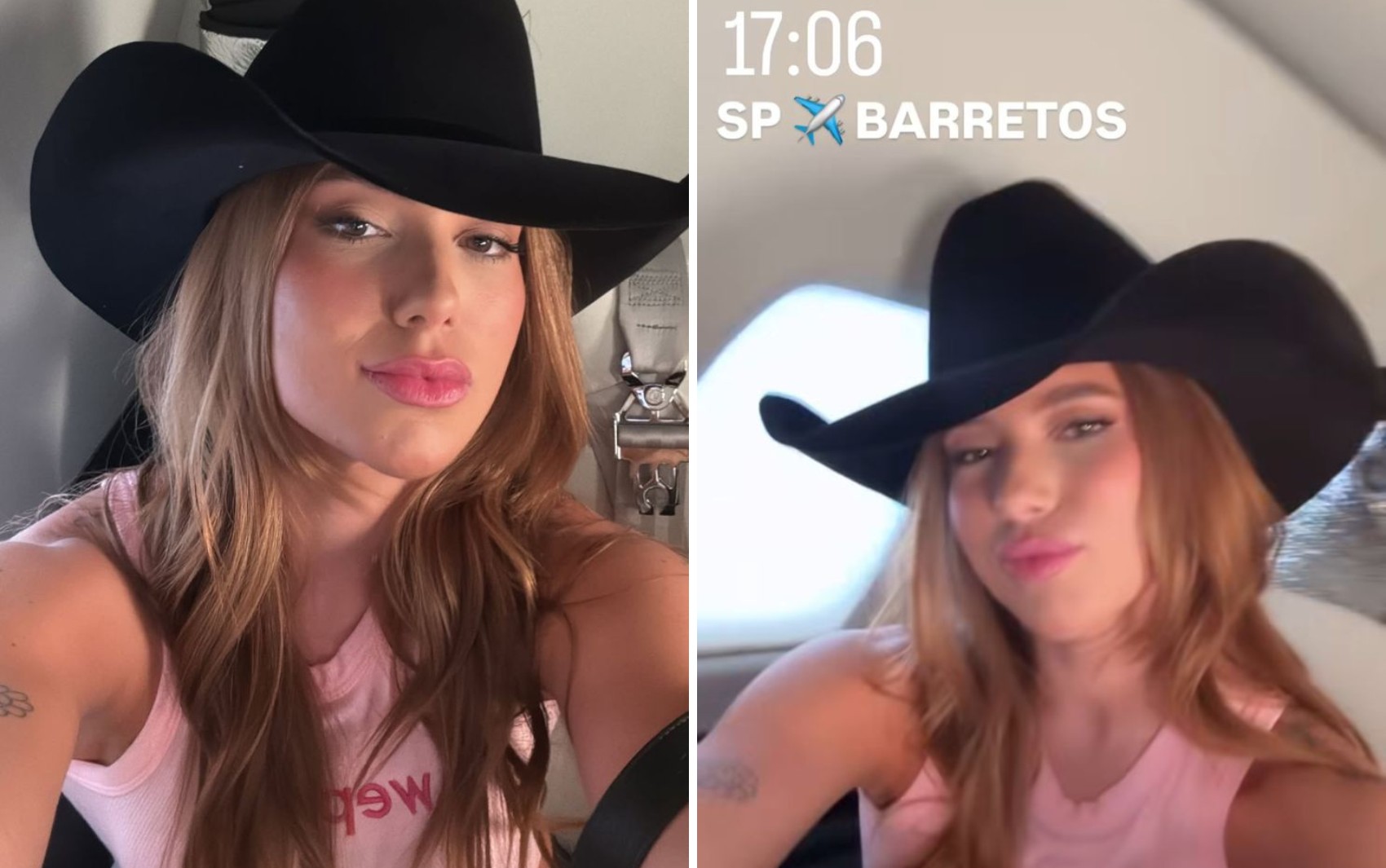 Virginia Fonseca chega de jatinho ao aeroporto de Barretos para Festa do Peão e fãs lotam saguão; VÍDEO