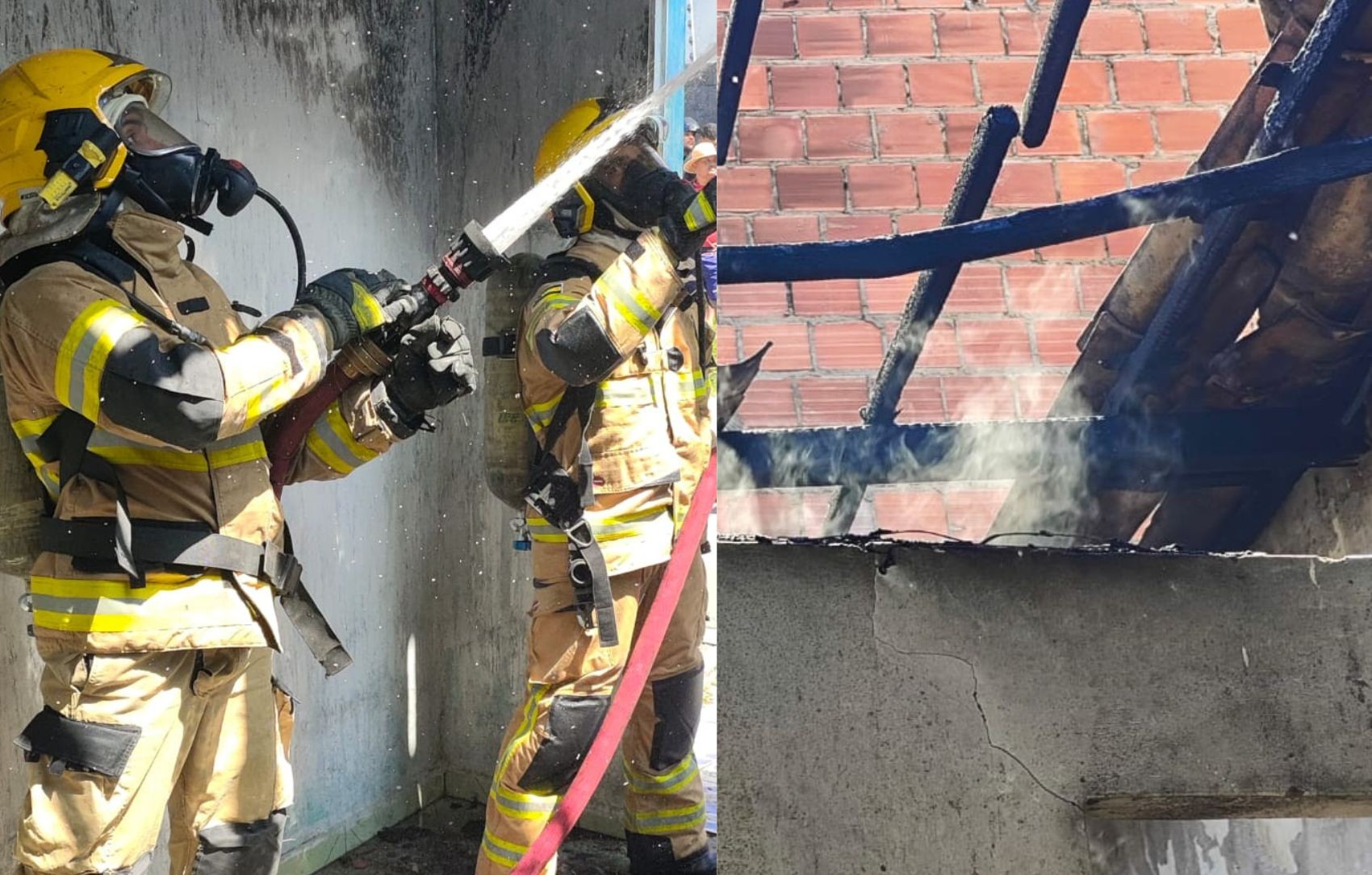 Incêndio atinge casa na Barra dos Coqueiros 