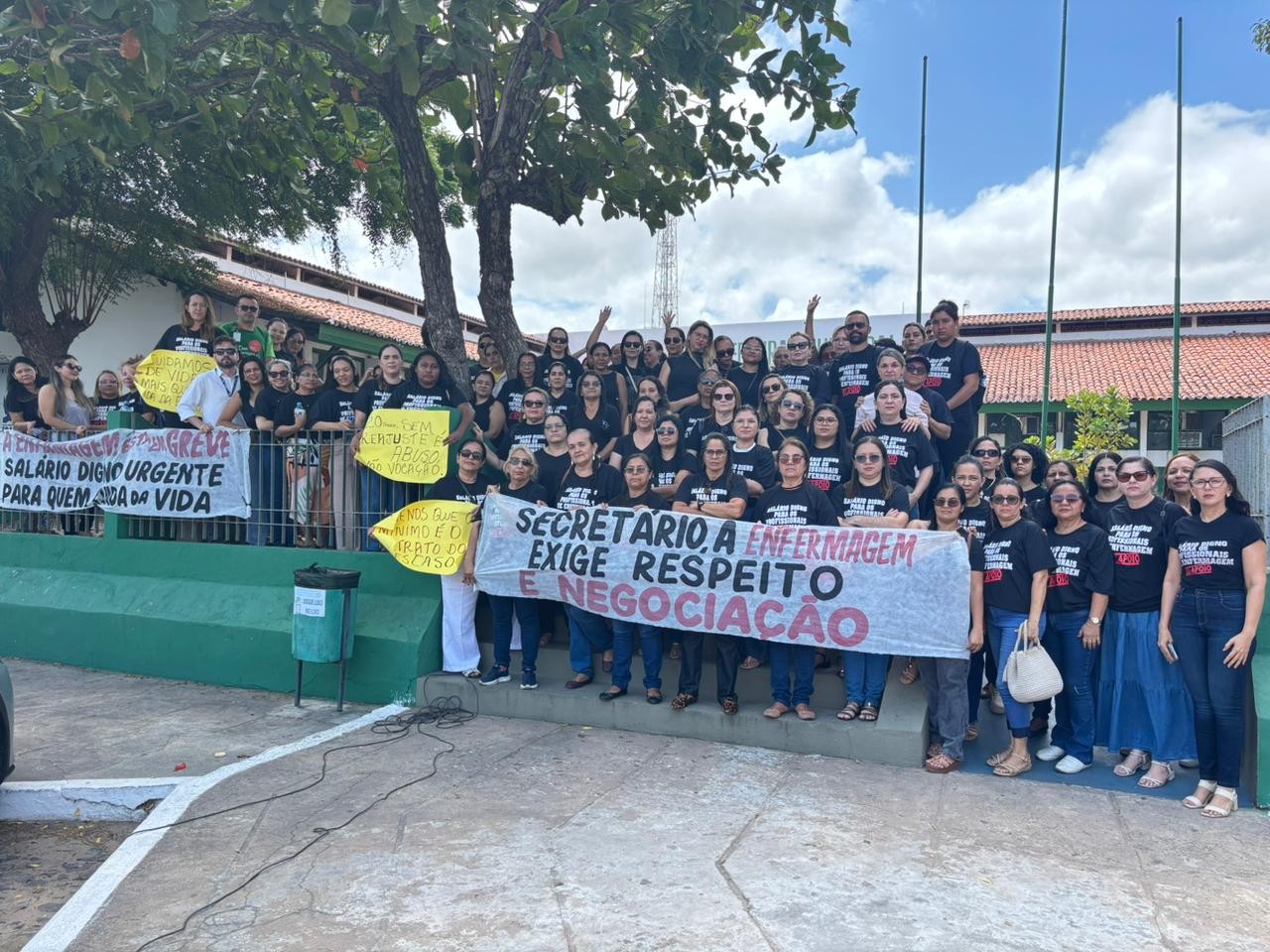 Paralisação da enfermagem afeta postos e atendimentos no litoral do PI; categoria pede reajuste salarial