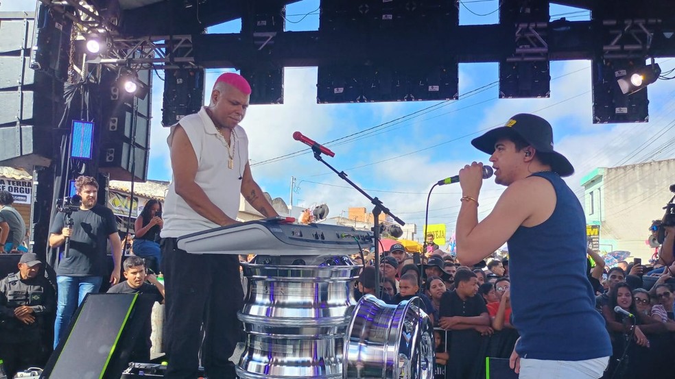 Nathanzinho Lima e M10 — Foto: Anderson Barbosa/ TV Sergipe