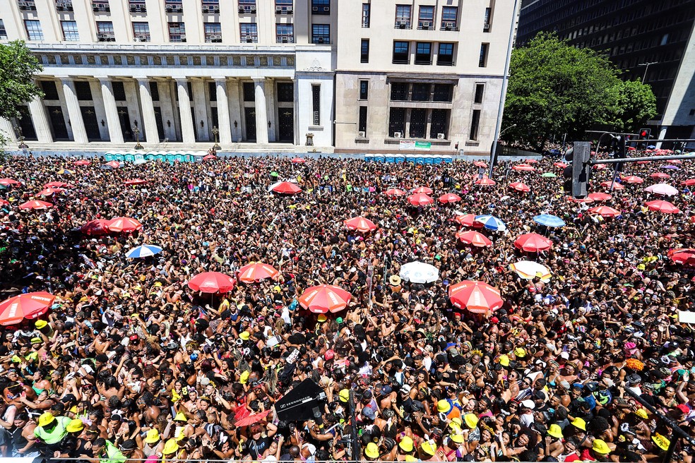 Fervo da Lud arrasta multidão no Centro do Rio — Foto: Fernando Maia/Riotur