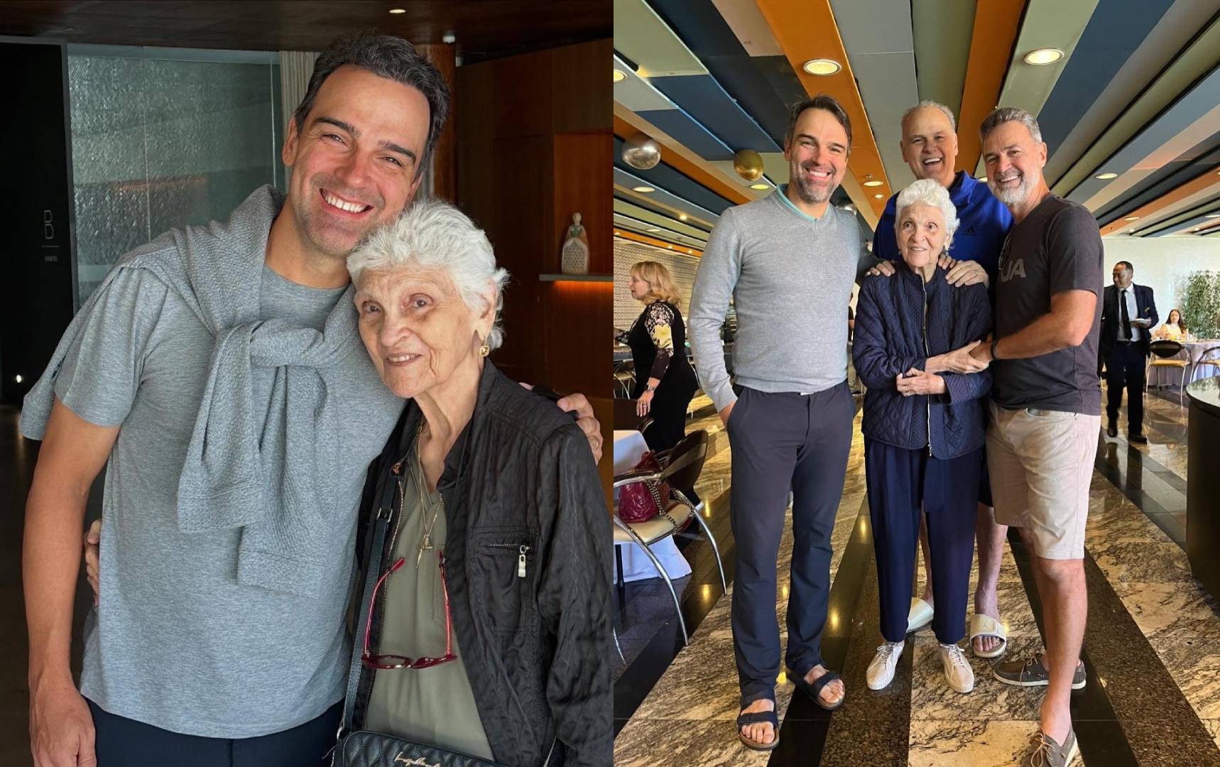 Tadeu Schmidt lamenta morte da mãe aos 92 anos