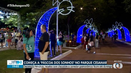 Começa a 'Páscoa dos Sonhos' no Parque Cesamar; confira