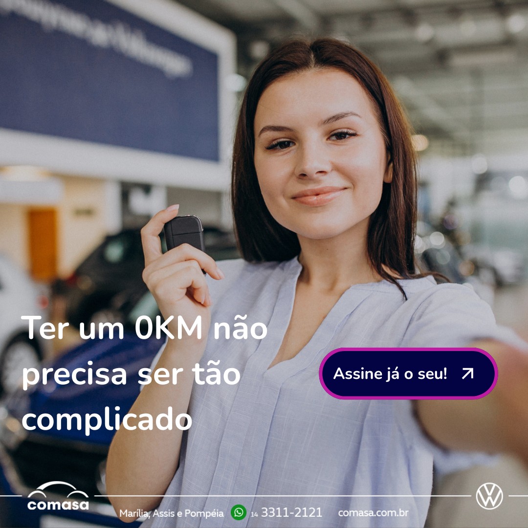 Escolha o aluguel mensal de carro e dirija um 0 km com praticidade, economia e liberdade