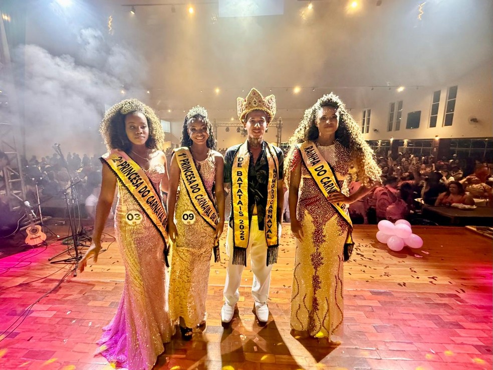 A realeza do carnaval de Batatais 2025 — Foto: Divulgação