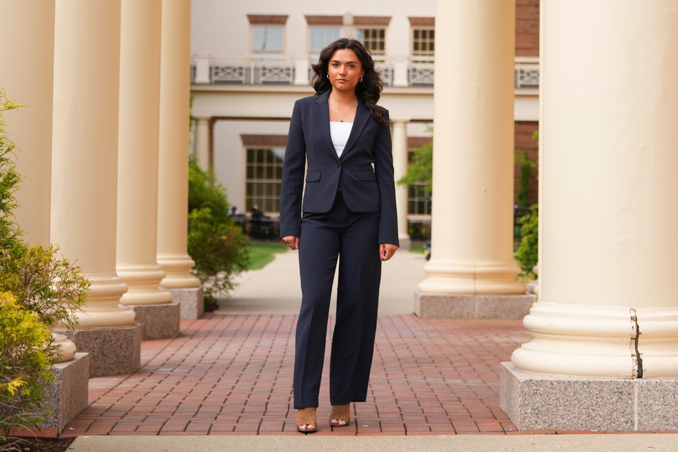 Josephine Timperman, estudante da Universidade de Miami — Foto: (Foto AP/Jeff Dean)