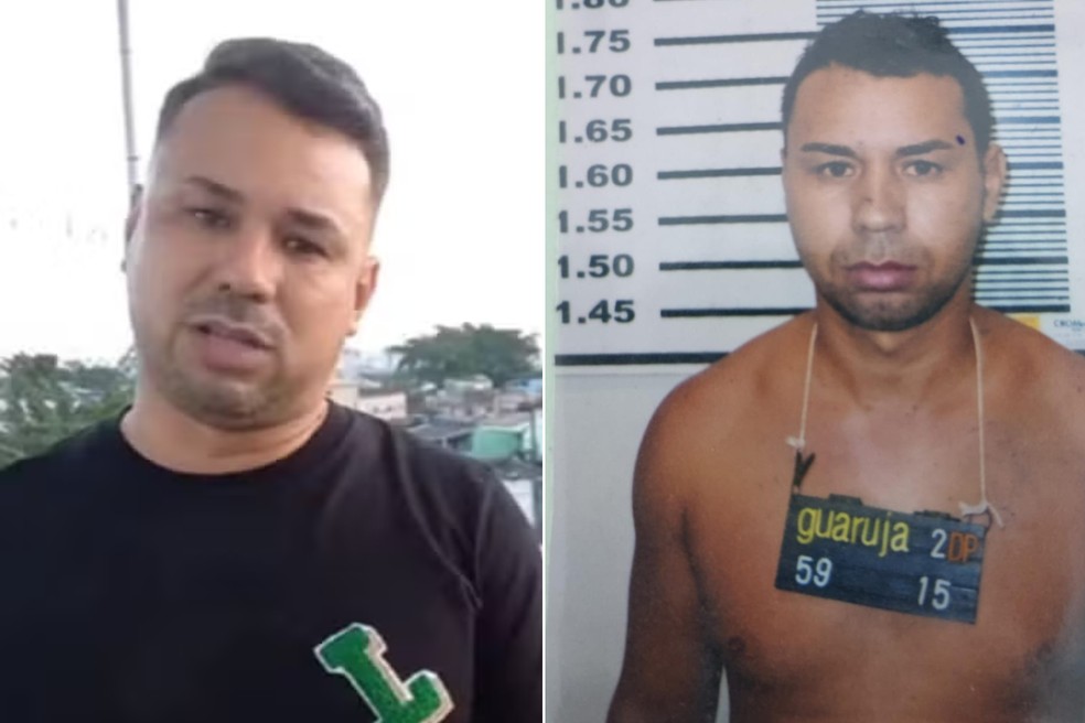 Pré-candidato a vereador de Guarujá (SP), Edgar do Fort é morto a tiros na cidade. Ele foi preso em 2017 por roubar um carro — Foto: Reprodução
