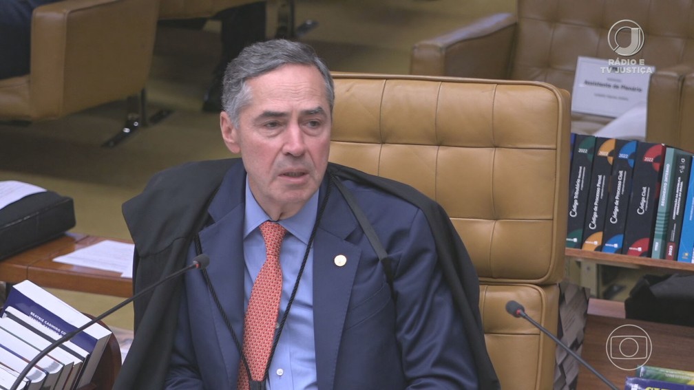 Ministro Luís Roberto Barroso é eleito presidente do STF — Foto: JN