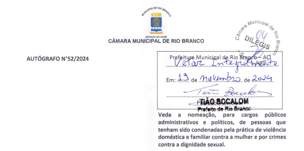 g1 teve acesso à decisão que veta integralmente o PL — Foto: Reprodução