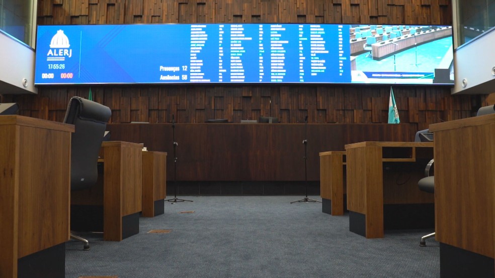 Assembleia Legislativa do Estado do Rio de Janeiro (Alerj) — Foto: Reprodução/TV Globo