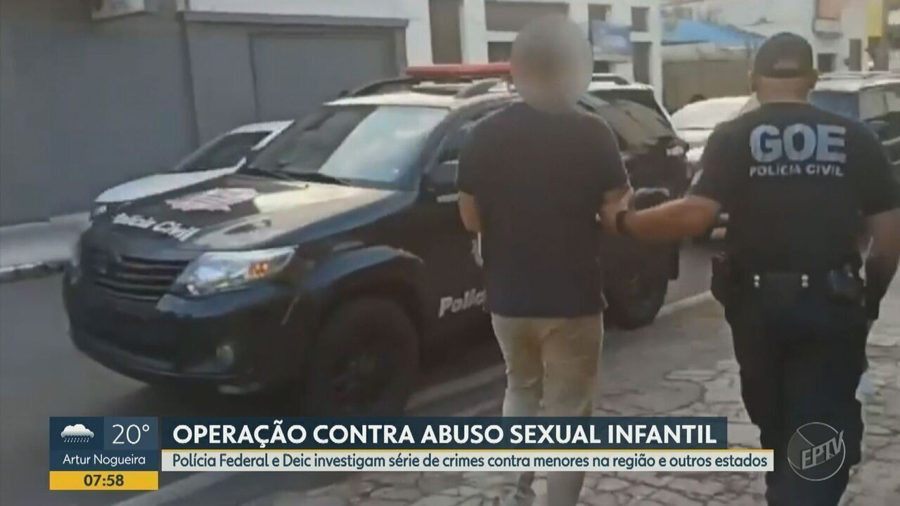 Operação prende 14 foragidos por crimes de exploração sexual de crianças em 6 estados | Campinas e Região