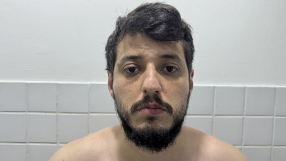 Veja imagem de Matheus Bandeira Fontoura, que se passou por motorista. A foto consta no auto de prisão do caso, ao qual o g1 também teve acesso: — Foto: Reprodução