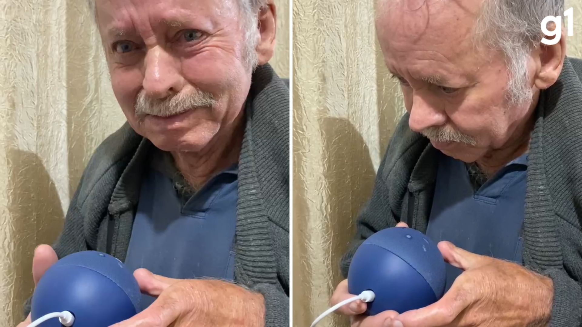 'Alexa, toca Teixeirinha': idoso em recuperação de AVC se emociona ao conversar com assistente virtual; VÍDEO