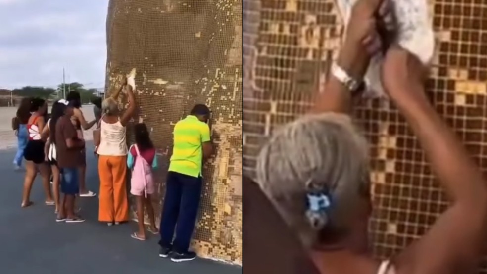 A fiel não foi identificada. — Foto: Reprodução