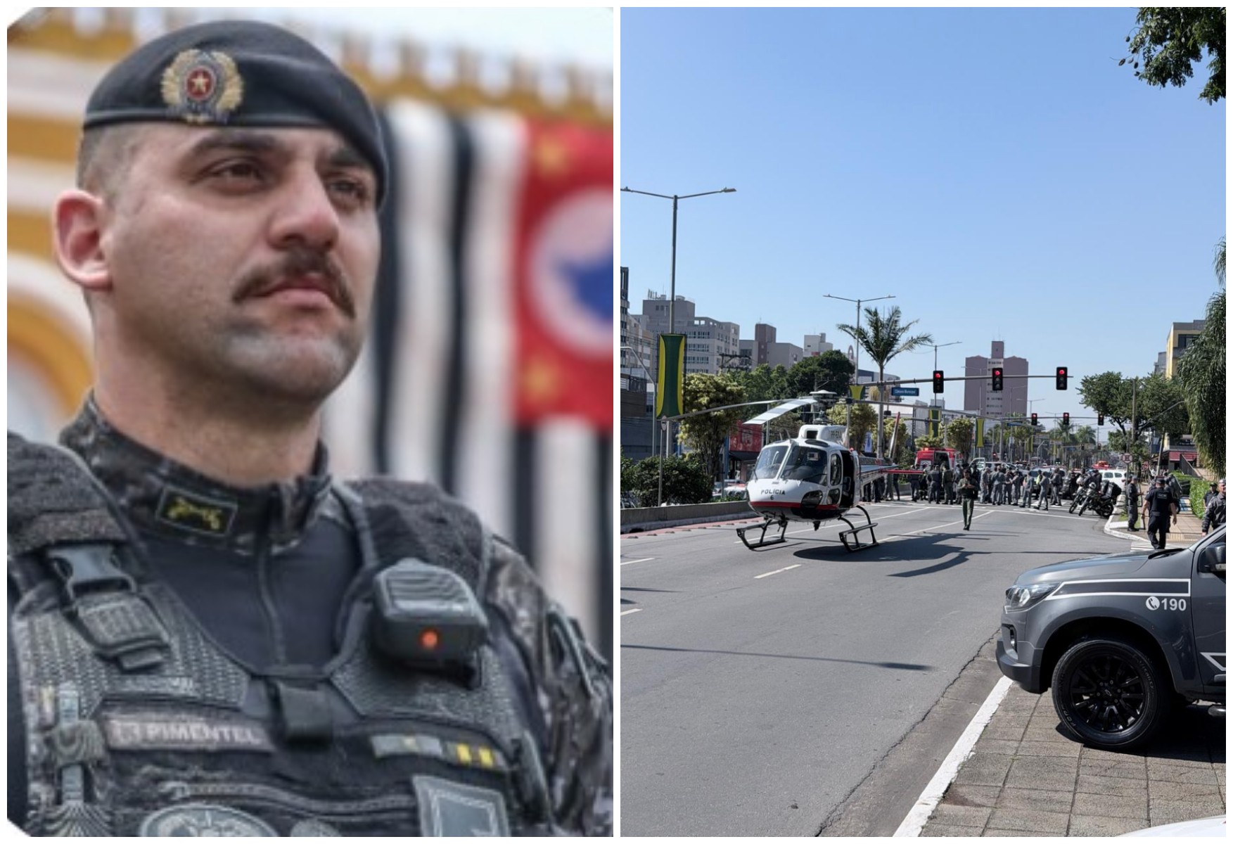 Irmão de Eloá Pimentel, tenente da Rota é baleado na cabeça em São Caetano do Sul