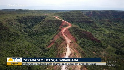 Construção de estrada no topo da Serra Geral do Tocantins é embargada pelo Ibama