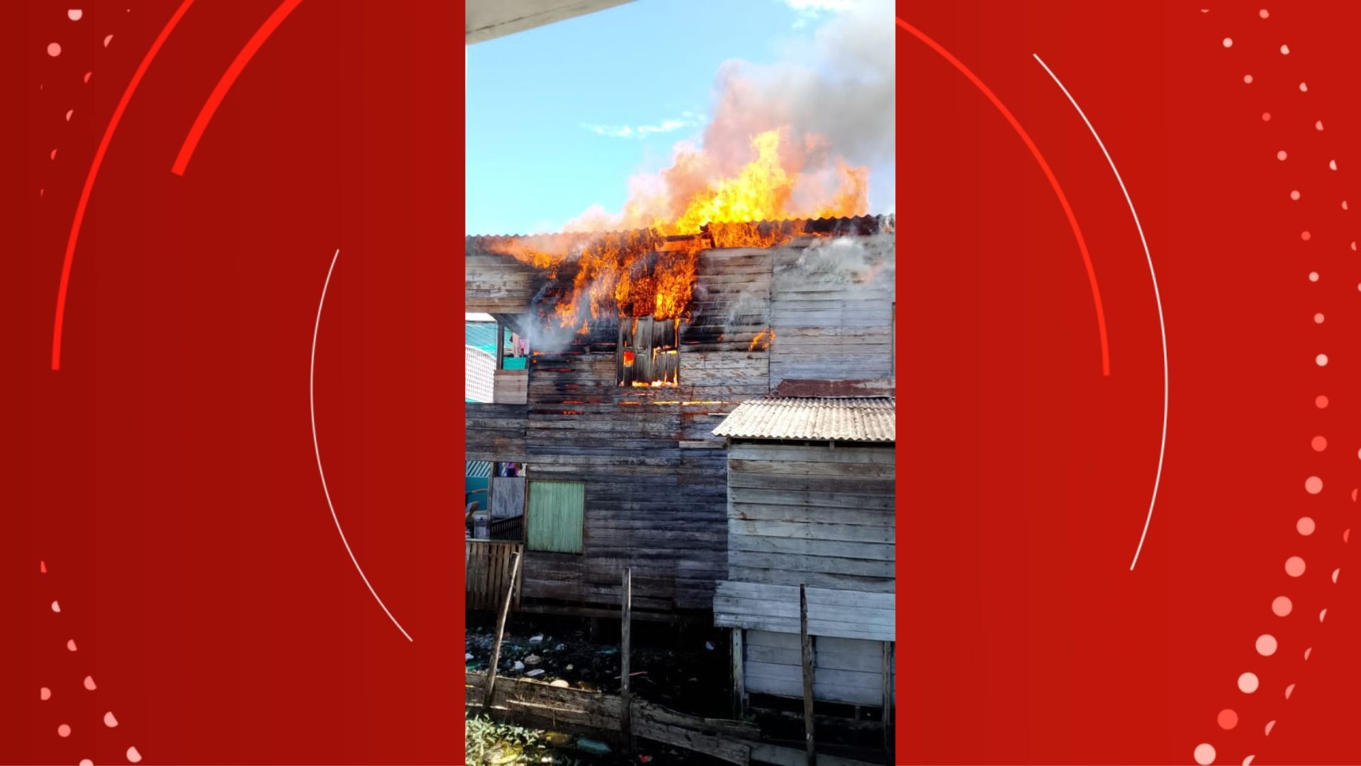 Incêndio atinge casa em Macapá; Corpo de Bombeiros informou que fogo foi controlado