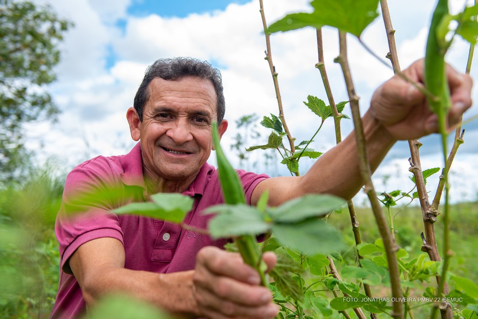 O agricultor Edivaldo Marques mora na região P.A Nova Amazônia Murupu e faz parte do PMDA.  — Foto: PMBV.