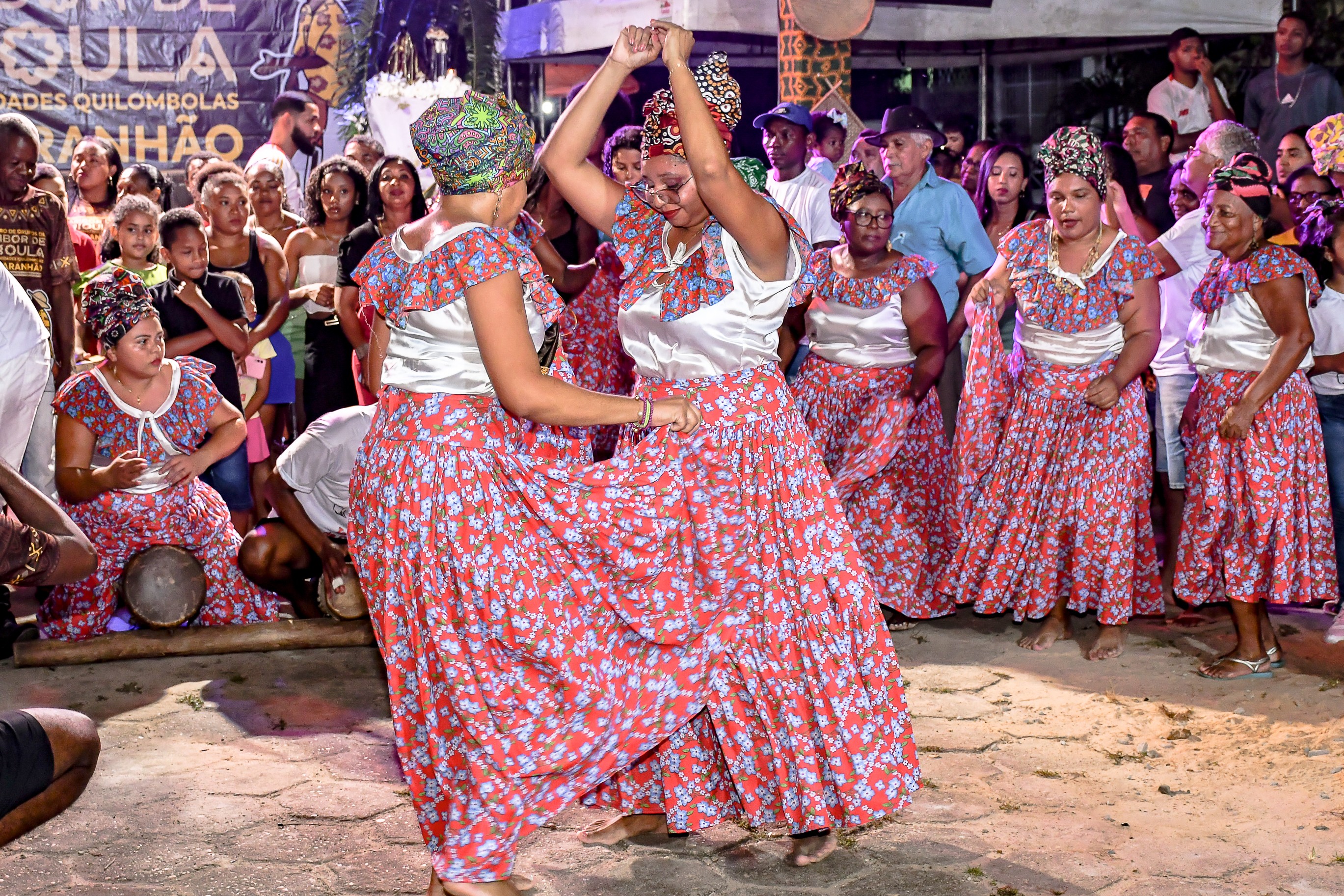 Anajatuba recebe etapa cultural com grupos quilombolas de Tambor de Crioula