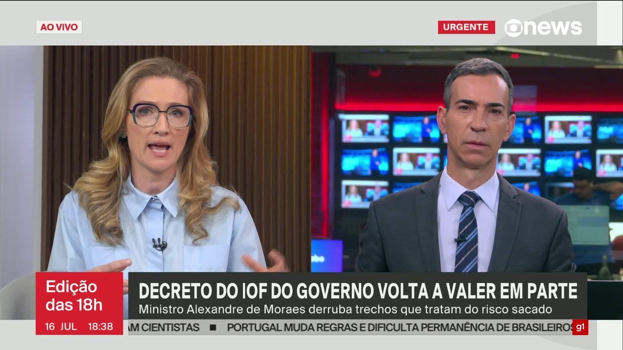 Oposição se queixa de decisão de Moraes que retoma parte do decreto que aumenta alíquotas do IOF