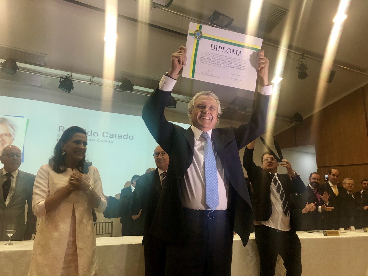 Governador eleito de Goiás, Ronaldo Caiado é diplomado e promete ...