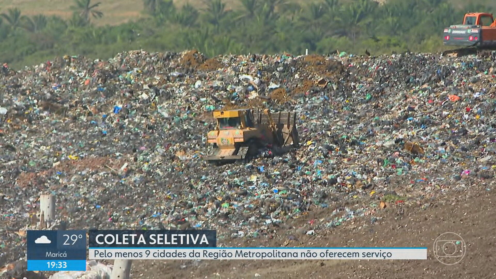 Nove cidades do Grande Rio admitem não ter serviço de coleta seletiva de lixo