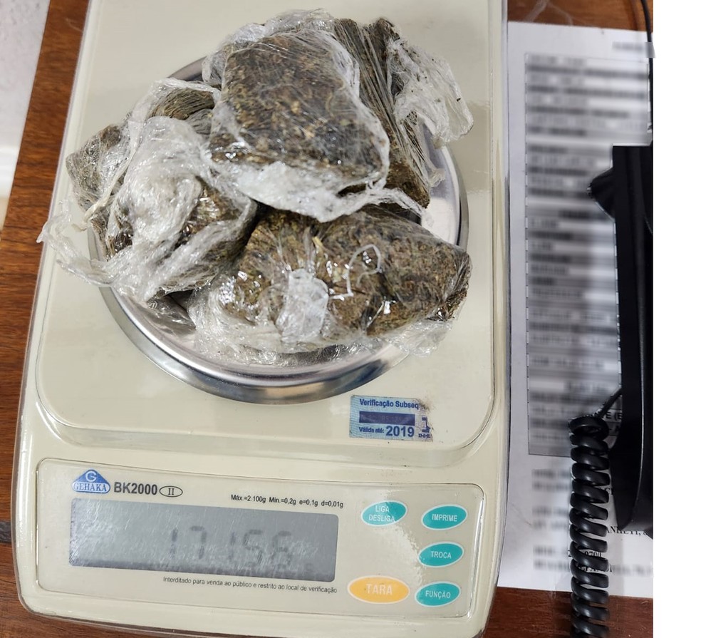 Homem foi preso por tráfico de drogas em Presidente Prudente (SP) — Foto: Polícia Civil