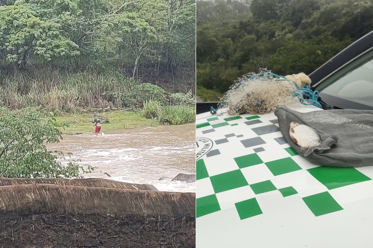 Durante a Piracema, homem é flagrado pescando em área proibida em Parapuã