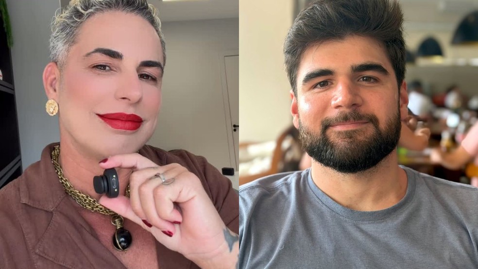 Mariana Barros Laranja Roeder, de 44 anos, e o sobrinho e sócio Nathan Laranja Roeder Holz, de 25, foram indiciados por lesão corporal culposa após procedimentos de mini lifting facial realizados em clínica de Vila Velha — Foto: Reprodução/Rede social