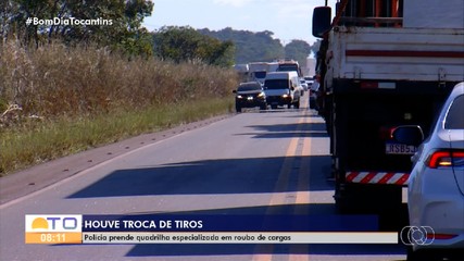 Polícia prende suspeitos de integrar quadrilha especializada em roubos de cargas