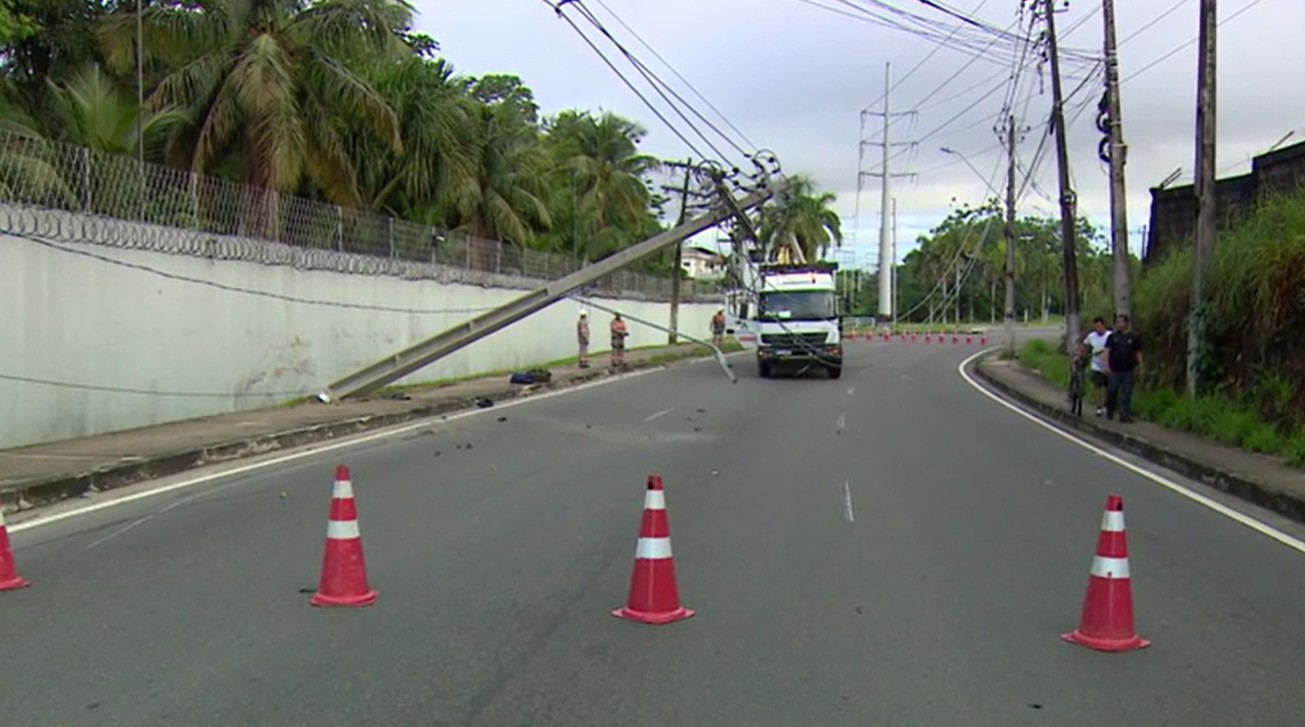 Quatro acidentes são registrados em diferentes zonas de Manaus entre madrugada e manhã deste sábado