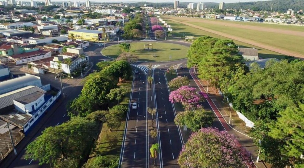 A cidade de Rio Claro, no interior de São Paulo — Foto: Prefeitura/Divulgação