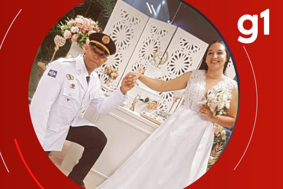 Ricker Maximiano de Moraes, 35 anos, e esposa Gabrieli Daniel de Moraes, 31 anos. — Foto: Reprodução