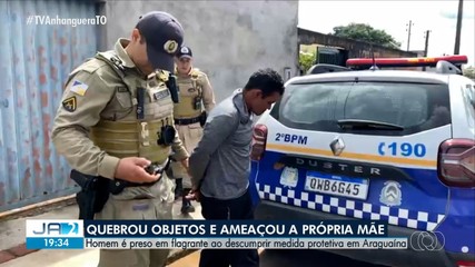 Homem é preso por descumprir medida protetiva em Araguaína