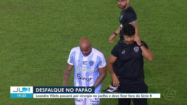 Jogador Leandro Vilela， do Paysandu， passará por cirurgia deve ficar fora da Série B