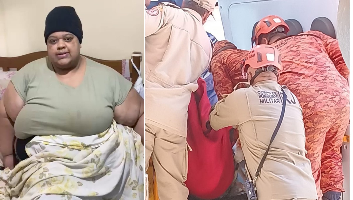 Mulher com 210 kg que espera bariátrica há 7 anos diz que exames sumiram do sistema em Teresópolis:   'Não consigo sair, dependo de ajuda'